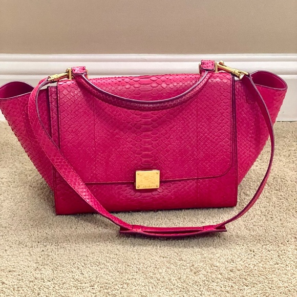Celine Trapeze Bag Python Medium - Picture 2 of 8